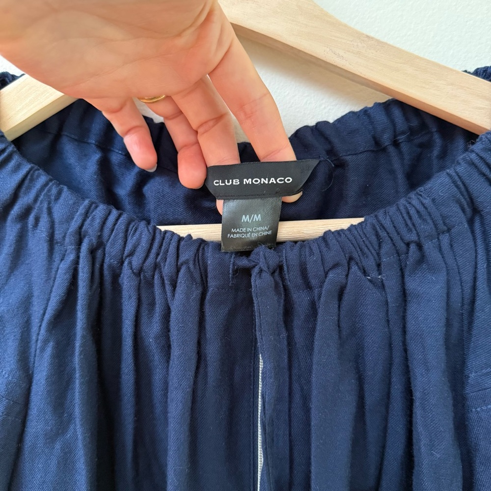 Club Monaco Peasant Sleeve Top - Picture 3 of 11